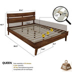 Slother-Aurora Solid Wood Bed Frame