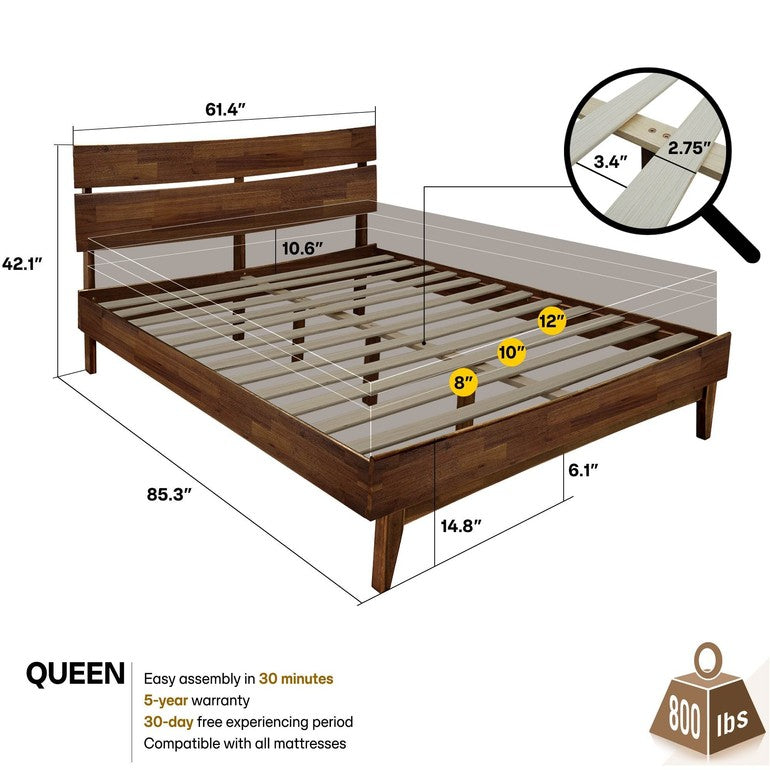 Slother-Aurora Solid Wood Bed Frame