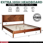 Slother-Panthera Platform Bed Frame With Headboard