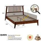 Slother Kaylin Solid Wood Bed Frame