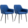 Robbie Blue Dining Chairs Set 