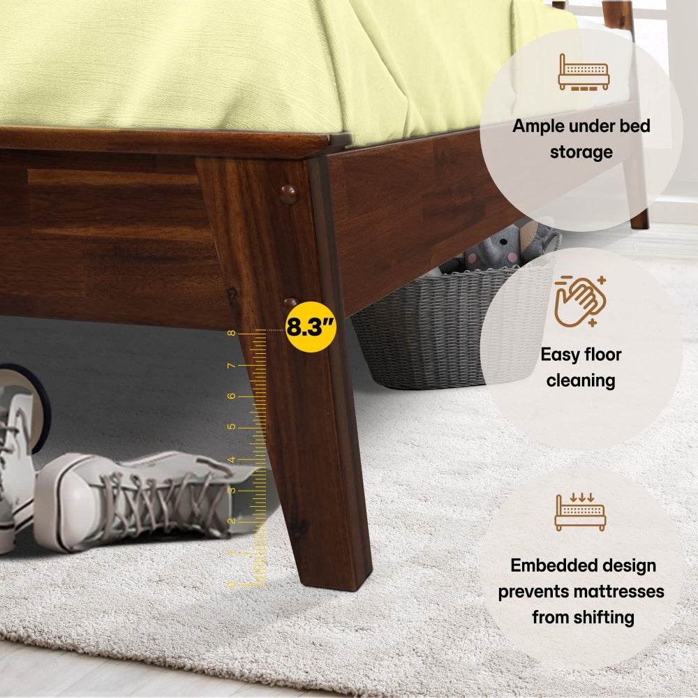 Slother Kaylin Solid Wood Bed Frame