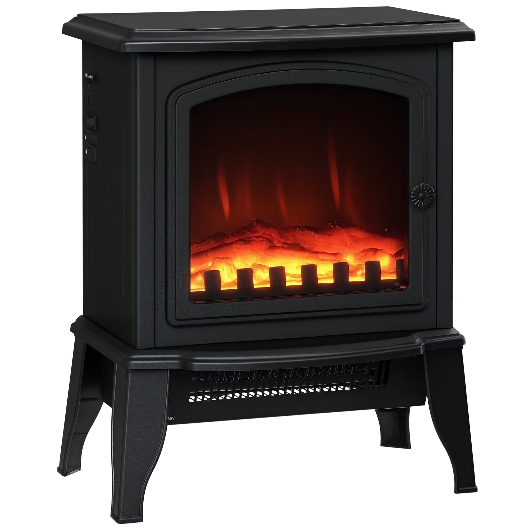 Clover Electric Fireplace Heater Freestanding Fireplace Stove 
