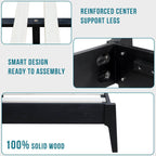 SLOTHN Callisto Deluxe Solid Wood Bed Frame