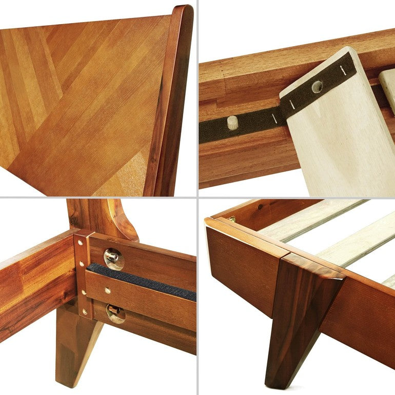 Slother-Gazelle Platform Bed Frame With Headboard