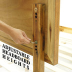 Slother Sierra Deluxe Wood Platform Bed Frame