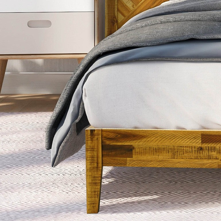 Slother Sierra Deluxe Wood Platform Bed Frame