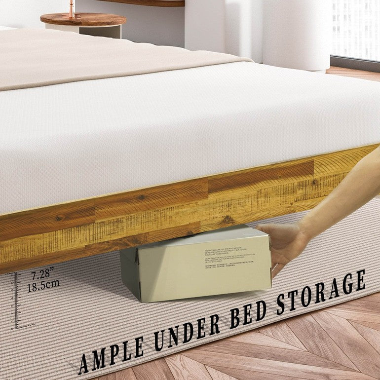 Slother Sierra Deluxe Wood Platform Bed Frame