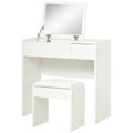 Mia Modern Vanity Set with Flip Top Mirror