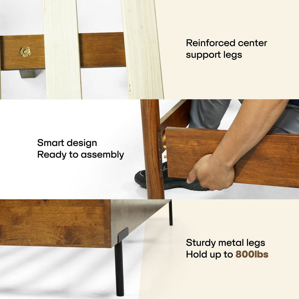 Slother Frida Deluxe Solid Wood Bed Frame