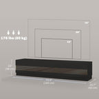 Hart Lighted TV Stand for TVs up to 75