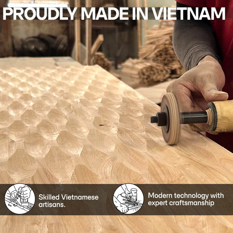 Slother Elara Solid Wood 5-Drawer Dresser