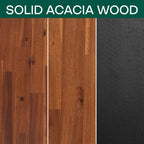 Slother Callisto Solid Wood  Bed Frame and Nightstand Bedroom Set