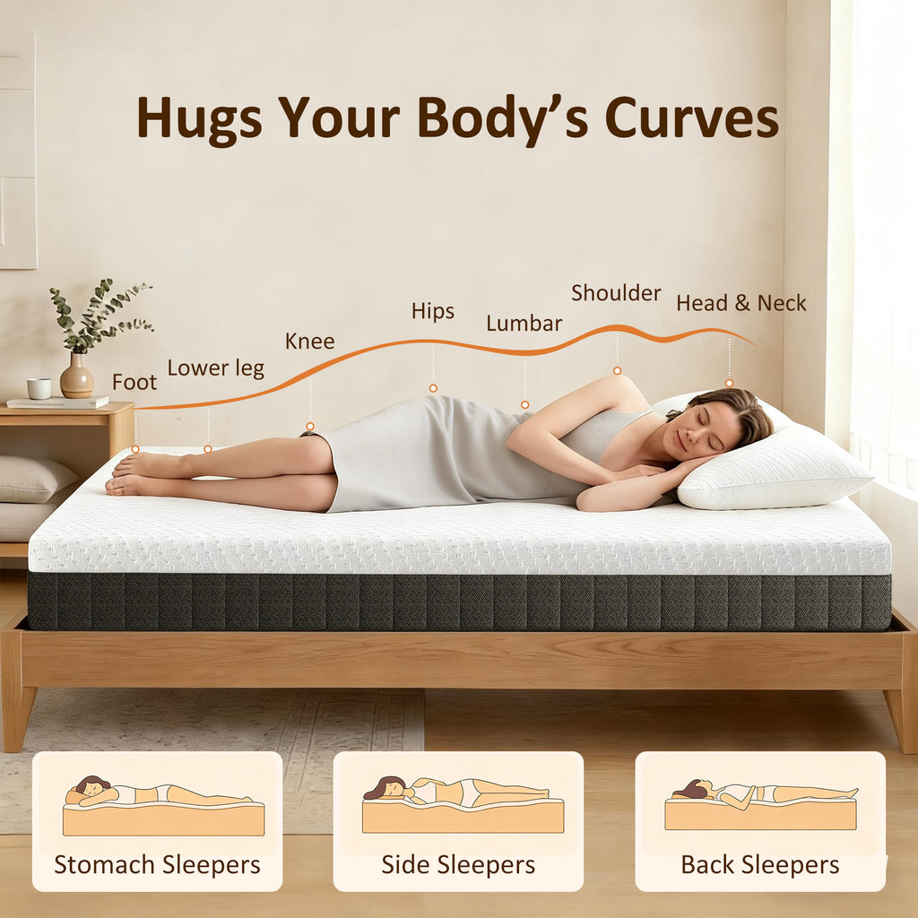 Halston 10-Inch Luxury Firm Mattress in a Box-Available in 3 Sizes