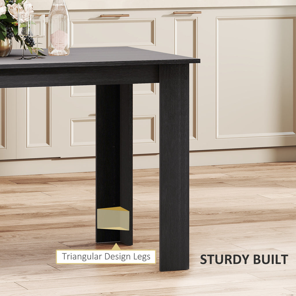 Dining Table with Wood Effect 