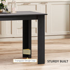 Dining Table with Wood Effect 
