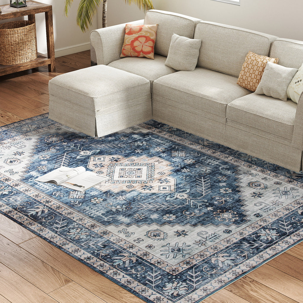 Modern area rug for living room and bedroom