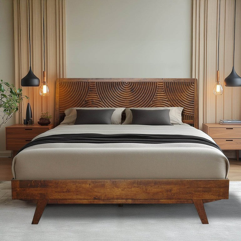 Slother Harmony Platform Bed Frame with Headboard
