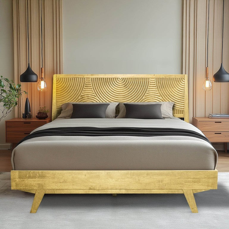 Slother Harmony Platform Bed Frame with Headboard