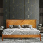 Slother-Panthera Platform Bed Frame With Headboard