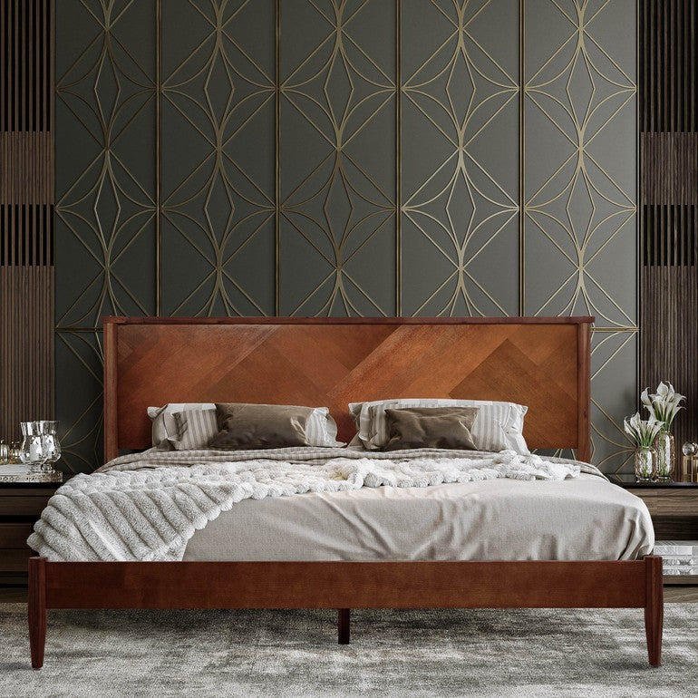 Solid Wood platform bed frame