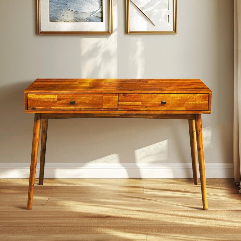 Solid wood office desk