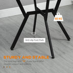  Modern Dining Room Table with Steel Frame
