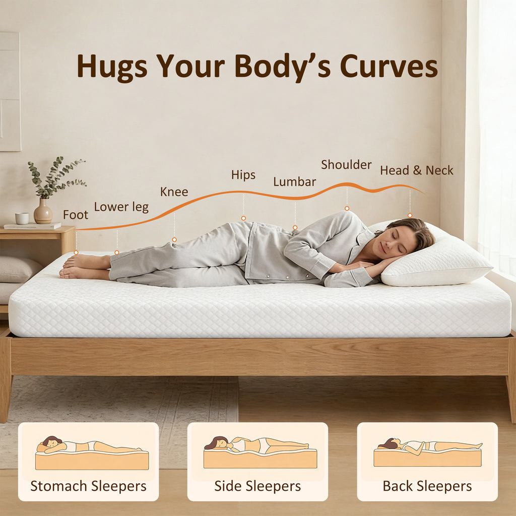 Remy 6-Inches Luxury-Firm Memory Foam Mattress in a Box-Available in 2 Sizes