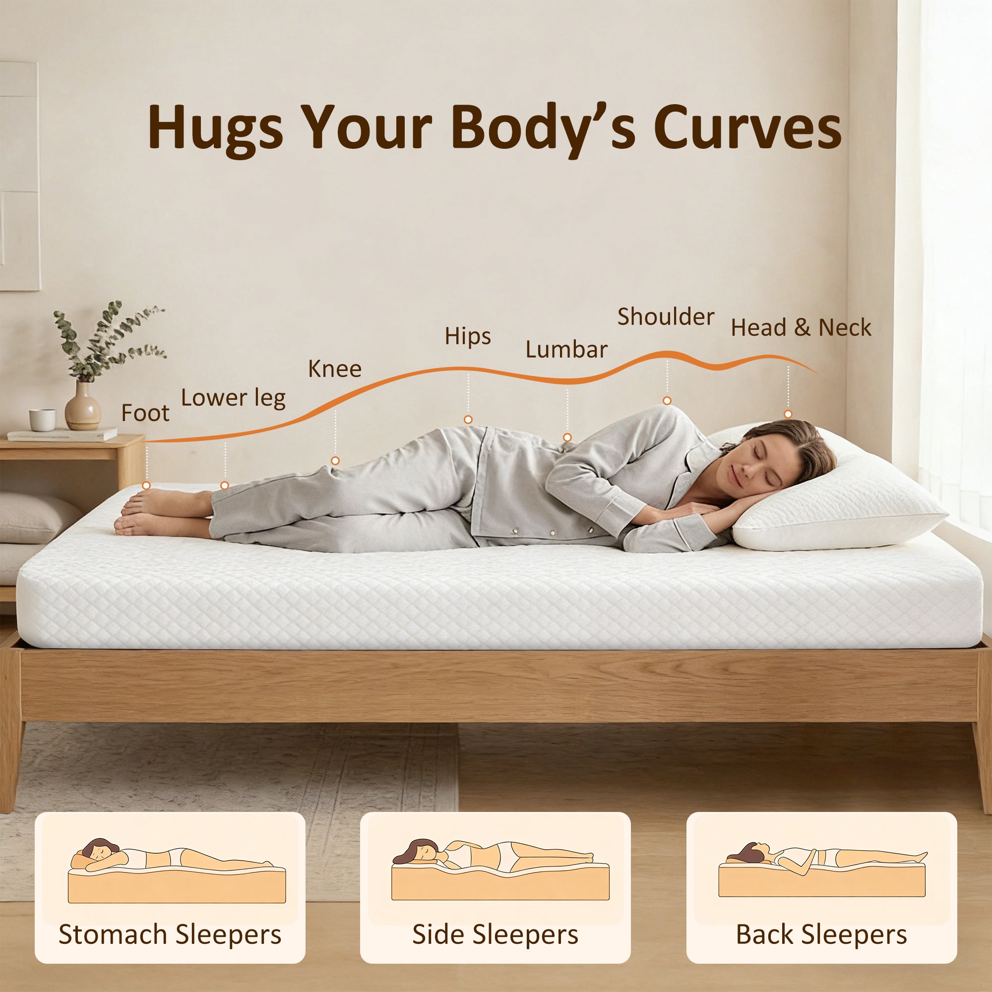 Remy 6-Inches Luxury-Firm Memory Foam Mattress in a Box-Available in 2 Sizes