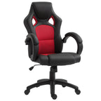 Foster Gaming Chair Office Chair Computer Desk Gamer Chair with Swivel Wheels, Padded Headrest, Tilt Function, Red