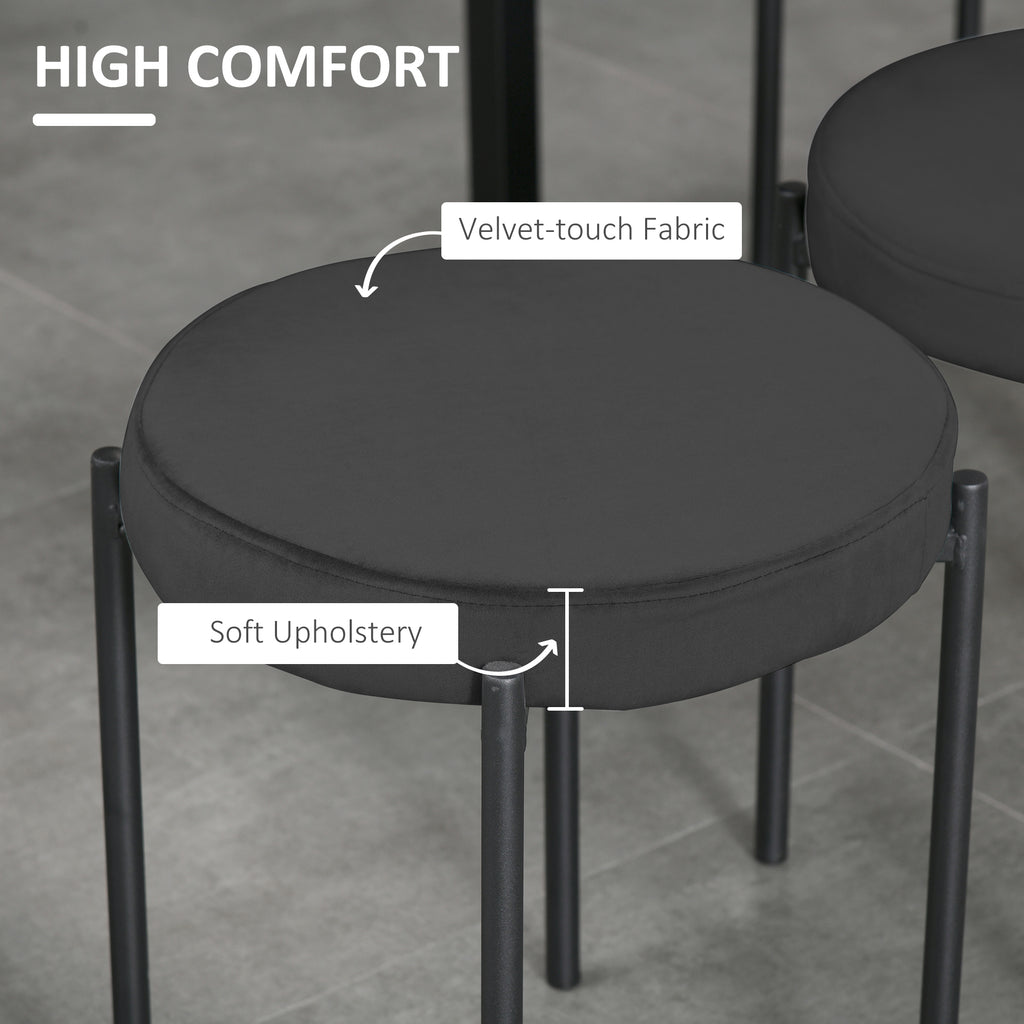  Modern Stacking Stools Set of 4