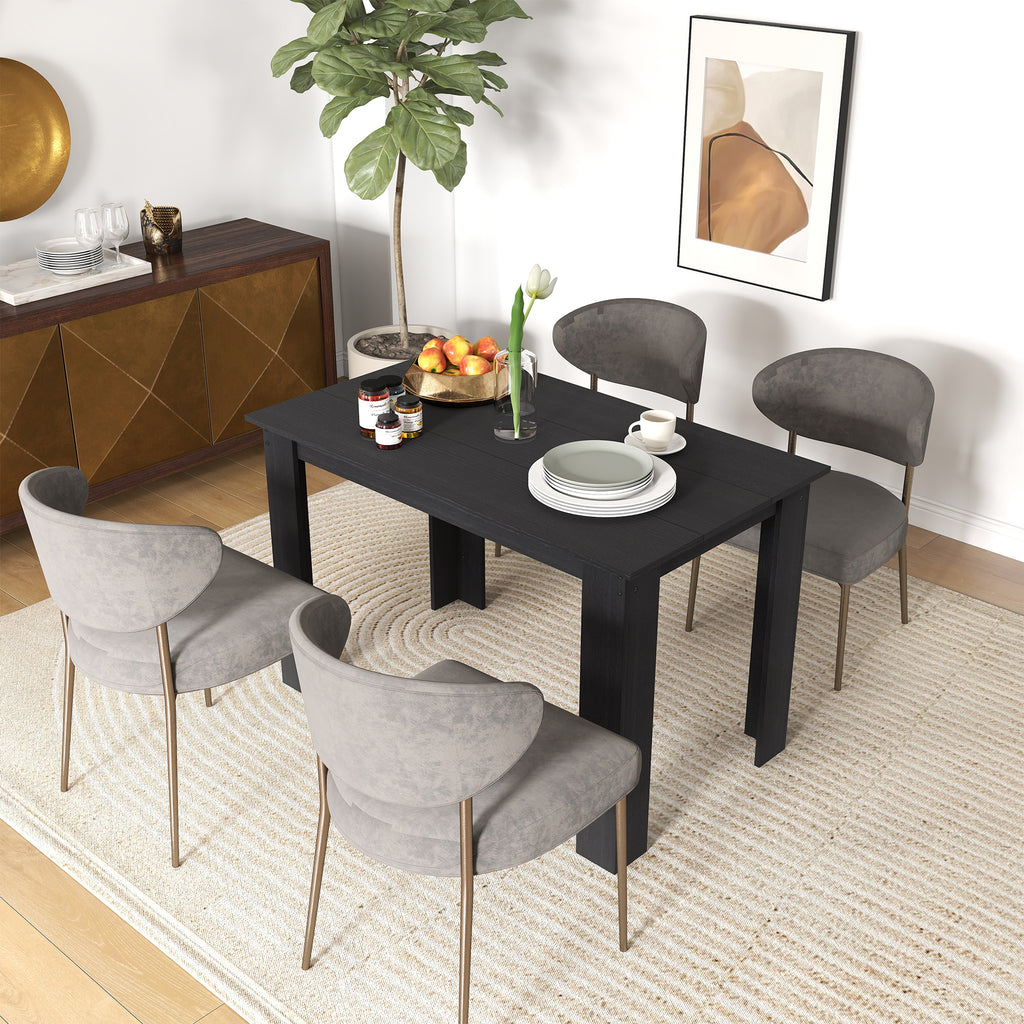 Dining Table with Wood Effect 