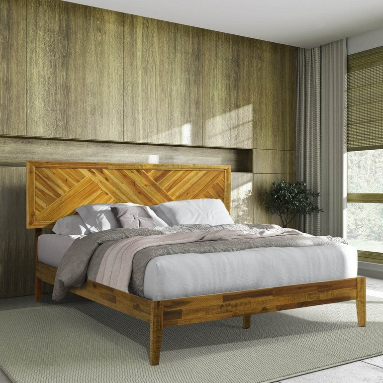Slother Sierra Deluxe Wood Platform Bed Frame