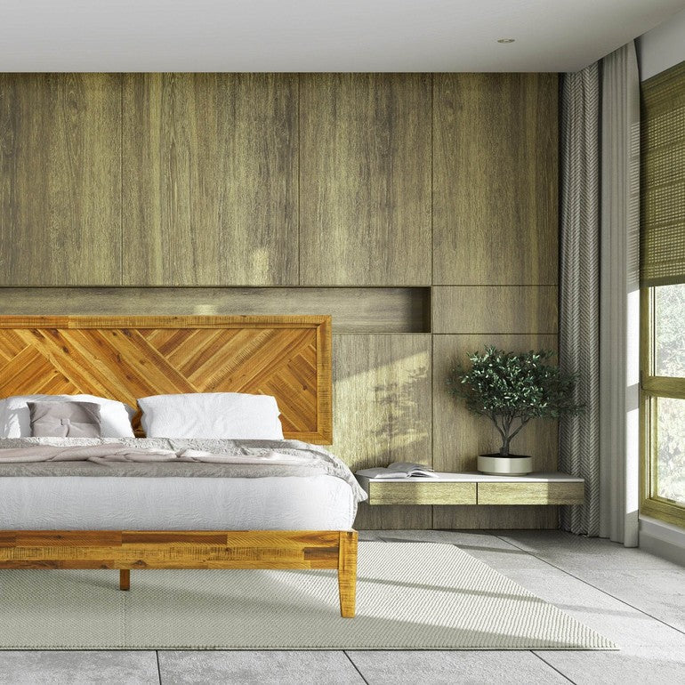 Slother Sierra Deluxe Wood Platform Bed Frame