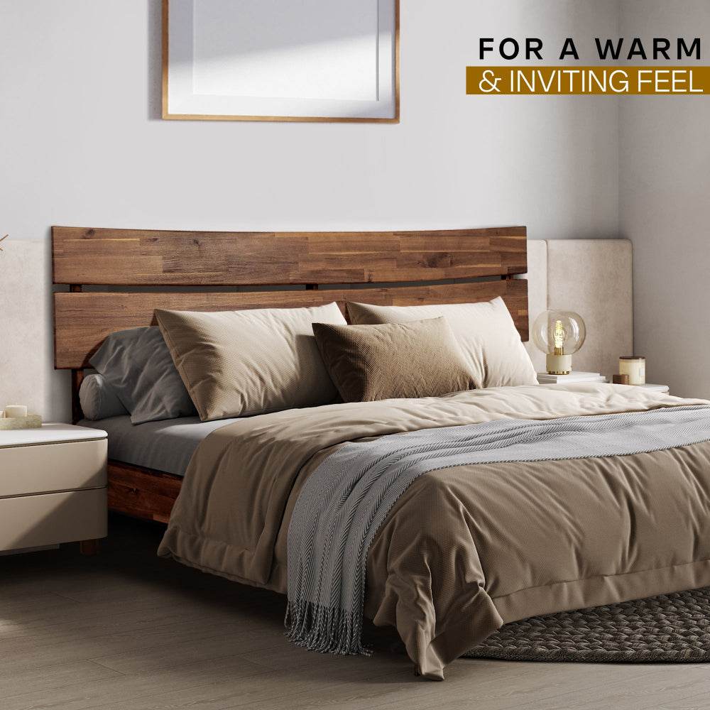 Aubrey Deluxe Wood Platform Bed Frame