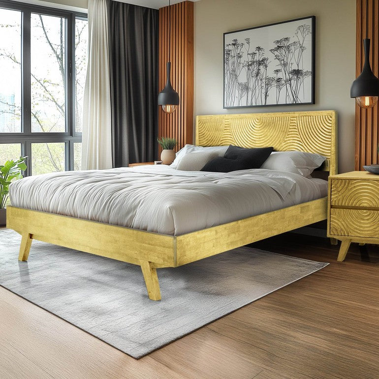 Slother Harmony Platform Bed Frame with Headboard