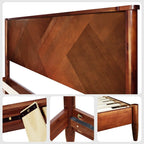 Slother-Panthera Platform Bed Frame With Headboard