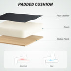 Alexis Executive Office Chair, Pet-Friendly Leather Ergonomic Desk Chair with Footrest, Swivel Recliner, Black