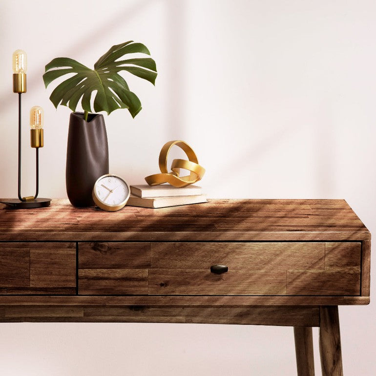 Slother Lagom 48" Solid Wood Work Desk with Drawers