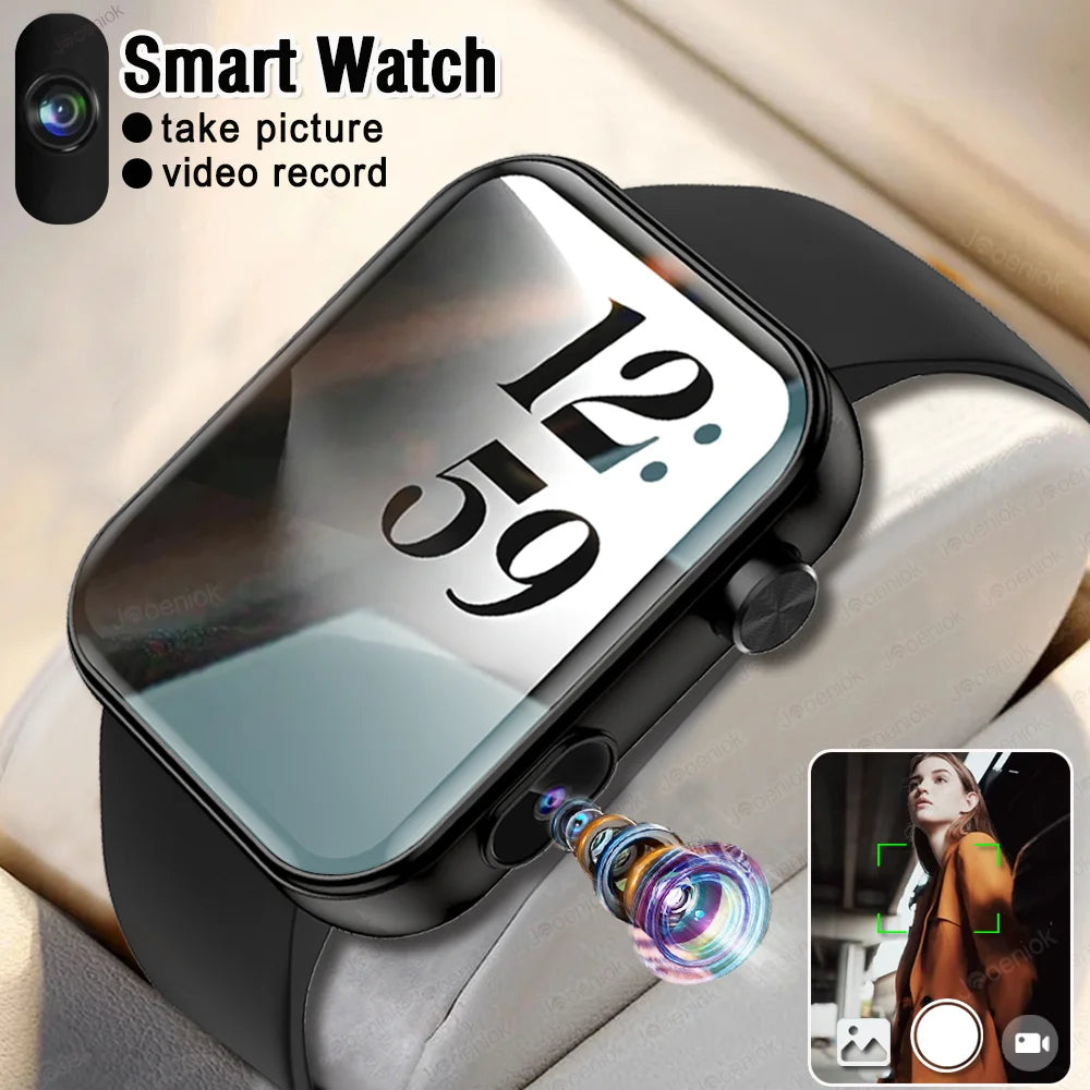 Elegant Waterproof Smart Watch with Camera, Video, Fitness & BT Calling
