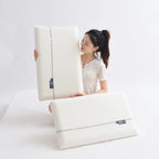 Ultra Thin Memory Foam Pillow for Stomach & Back Sleepers–Ergonomic Neck Support, Breathable & Hypoallergenic