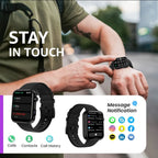 Elegant Waterproof Smart Watch with Camera, Video, Fitness & BT Calling
