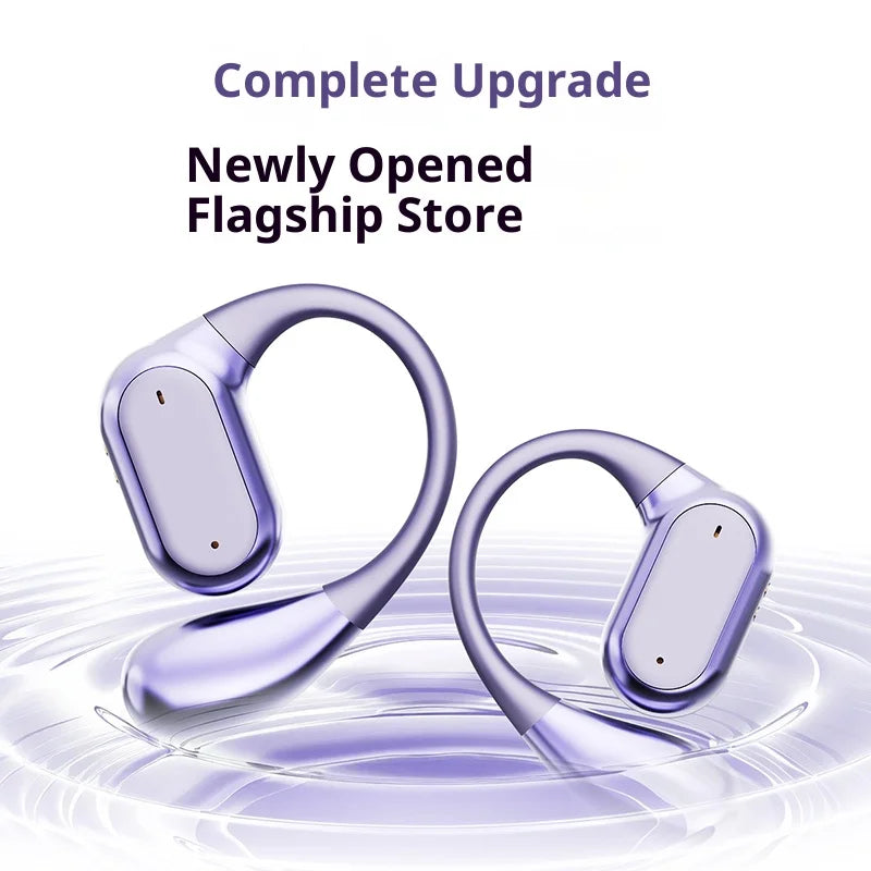 SONY Bluetooth 5.4 Ear Hook Headphones — Waterproof TWS Earbuds with HiFi Stereo &amp; LED Display