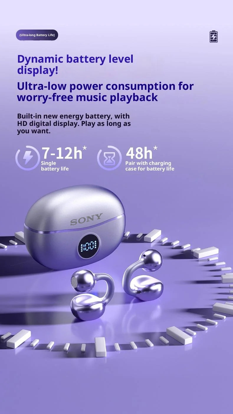 Original SONY OWS Ear Clip Wireless Bluetooth Headphones