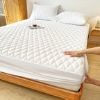 Premium Waterproof Mattress Protector-Quality Fitted Sheet Mattress Cover-(2 Colour Options)