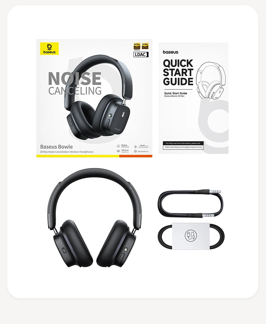 Baseus Bowie 30Max ANC Wireless Headphones