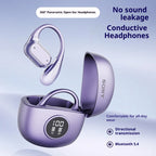 SONY Bluetooth 5.4 Ear Hook Headphones — Waterproof TWS Earbuds with HiFi Stereo &amp; LED Display
