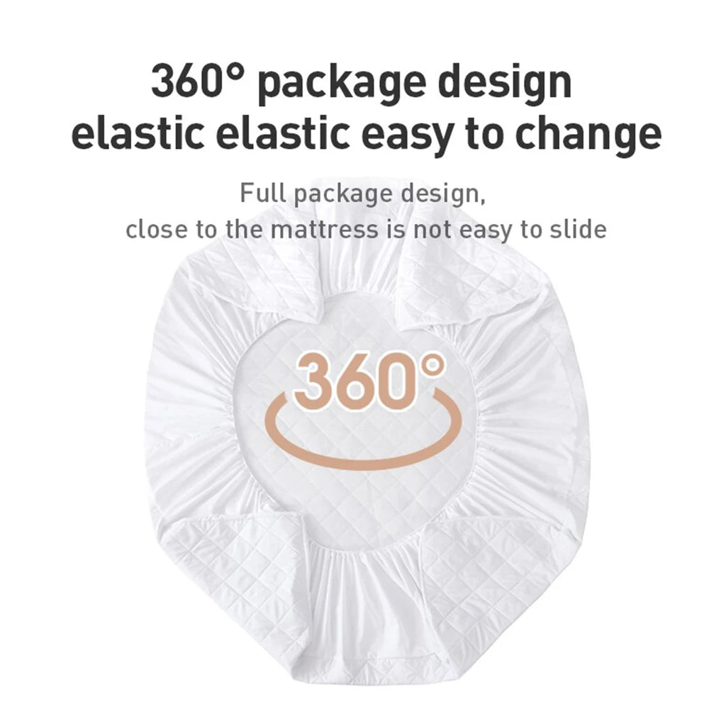 Premium Waterproof Mattress Protector-Quality Fitted Sheet Mattress Cover-(2 Colour Options)