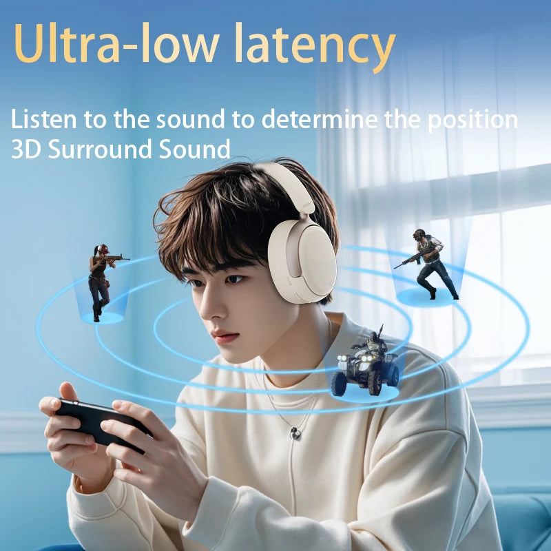 Acer OHR516 ANC Wireless Over-Ear Headphones – 48dB Noise Canceling, Hi‑Res Spatial Audio, LDAC Bluetooth 5.4