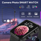 Elegant Waterproof Smart Watch with Camera, Video, Fitness & BT Calling